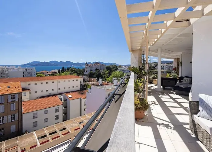 Outstanding Rooftop 4 Bed Sea Views Apartman Cannes
